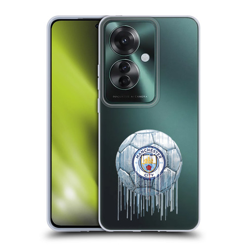 Manchester City Man City FC Drip Art Logo Soft Gel Case for OPPO Reno11 F 5G / F25 Pro 5G