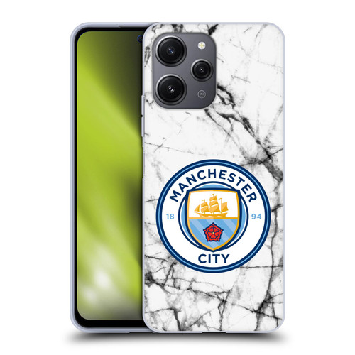 Manchester City Man City FC Marble Badge Full Colour Soft Gel Case for Xiaomi Redmi 12