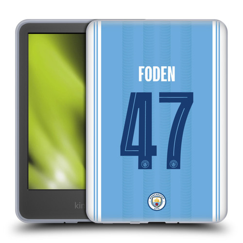 Manchester City Man City FC 2023/24 Players Home Kit Phil Foden Soft Gel Case for Amazon Kindle 11th Gen 6in 2022