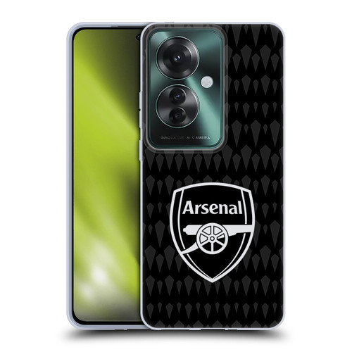 Arsenal FC 2023/24 Crest Kit Home Goalkeeper Soft Gel Case for OPPO Reno11 F 5G / F25 Pro 5G