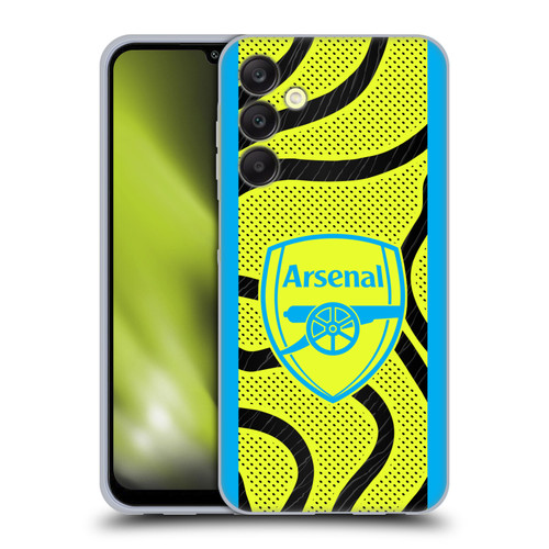 Arsenal FC 2023/24 Crest Kit Away Soft Gel Case for Samsung Galaxy A25 5G