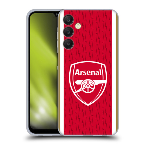 Arsenal FC 2023/24 Crest Kit Home Soft Gel Case for Samsung Galaxy A25 5G