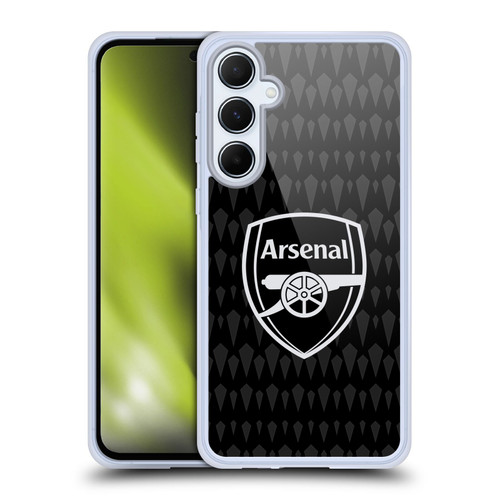 Arsenal FC 2023/24 Crest Kit Home Goalkeeper Soft Gel Case for Samsung Galaxy A55 5G