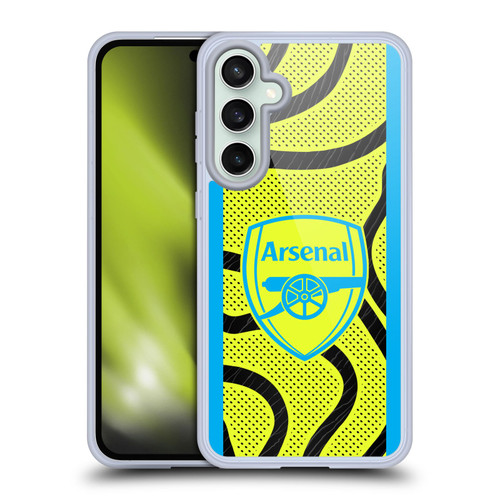 Arsenal FC 2023/24 Crest Kit Away Soft Gel Case for Samsung Galaxy S23 FE 5G