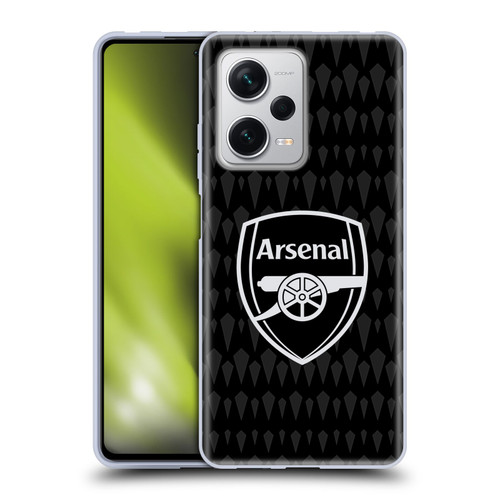 Arsenal FC 2023/24 Crest Kit Home Goalkeeper Soft Gel Case for Xiaomi Redmi Note 12 Pro+ 5G