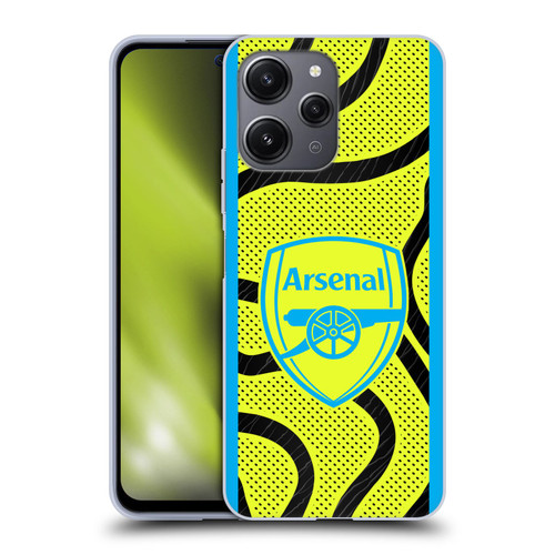 Arsenal FC 2023/24 Crest Kit Away Soft Gel Case for Xiaomi Redmi 12