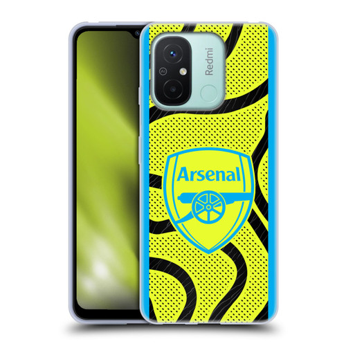 Arsenal FC 2023/24 Crest Kit Away Soft Gel Case for Xiaomi Redmi 12C