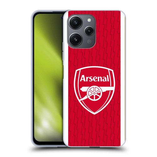 Arsenal FC 2023/24 Crest Kit Home Soft Gel Case for Xiaomi Redmi 12