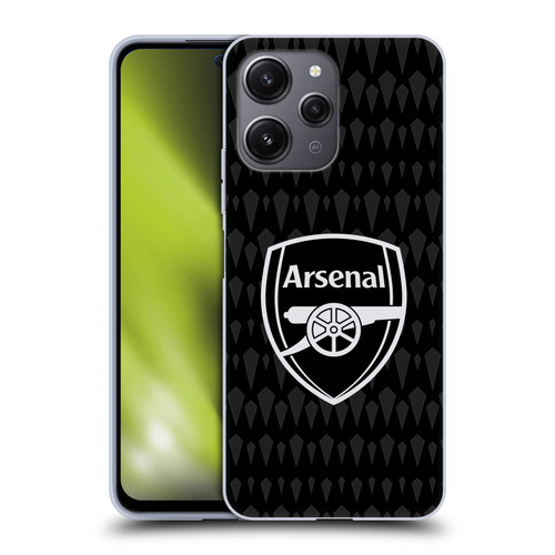 Arsenal FC 2023/24 Crest Kit Home Goalkeeper Soft Gel Case for Xiaomi Redmi 12