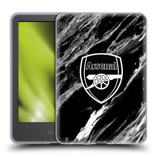 Arsenal FC Crest Patterns Marble Soft Gel Case for Amazon Kindle 11th Gen 6in 2022