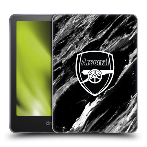 Arsenal FC Crest Patterns Marble Soft Gel Case for Amazon Kindle Paperwhite 5 (2021)