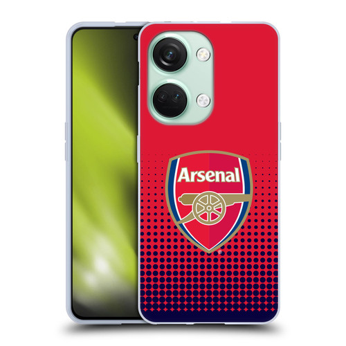 Arsenal FC Crest 2 Fade Soft Gel Case for OnePlus Nord 3 5G