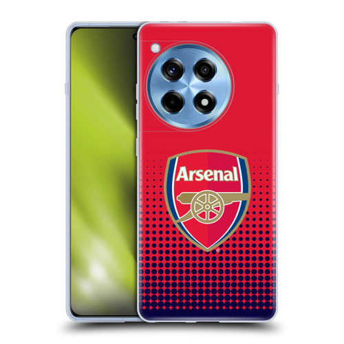 Arsenal FC Crest 2 Fade Soft Gel Case for OnePlus 12R