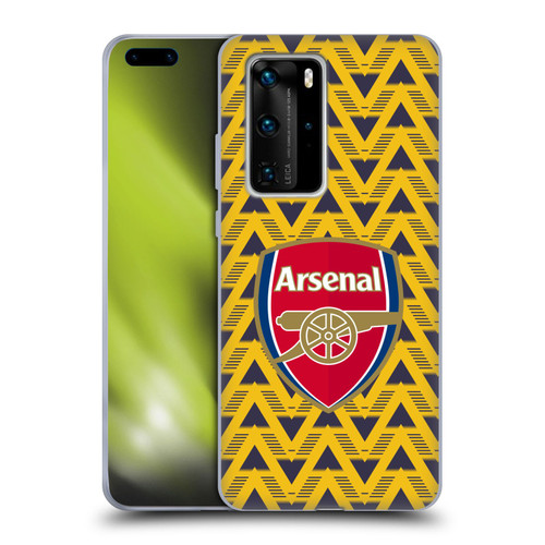 Arsenal FC Logos Bruised Banana Soft Gel Case for Huawei P40 Pro / P40 Pro Plus 5G