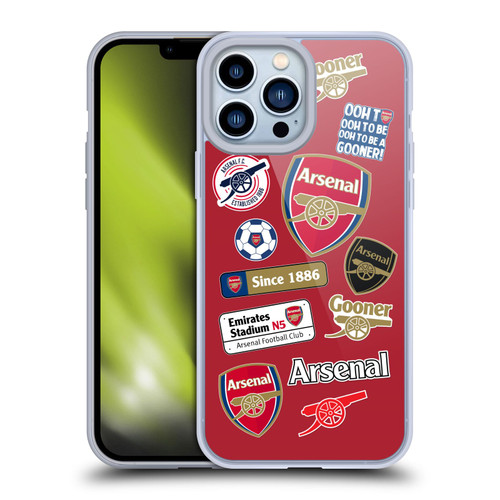 Arsenal FC Logos Collage Soft Gel Case for Apple iPhone 13 Pro Max Arsenal FC Logos Collage Soft Gel Case for Apple iPhone 13 Pro Max