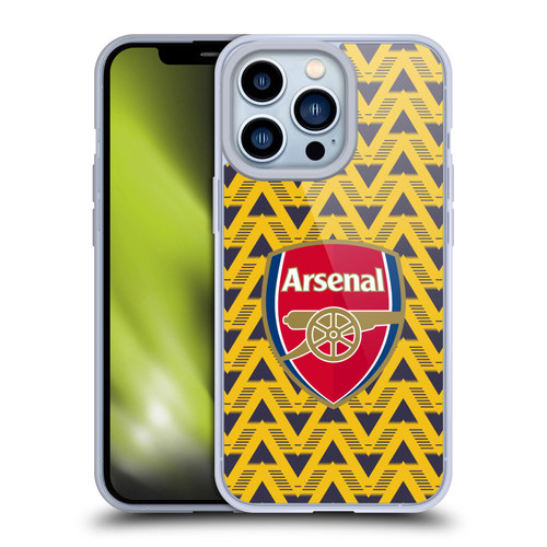 Arsenal FC Logos Bruised Banana Soft Gel Case for Apple iPhone 13 Pro