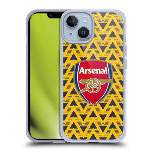 Arsenal FC Logos Bruised Banana Soft Gel Case for Apple iPhone 14