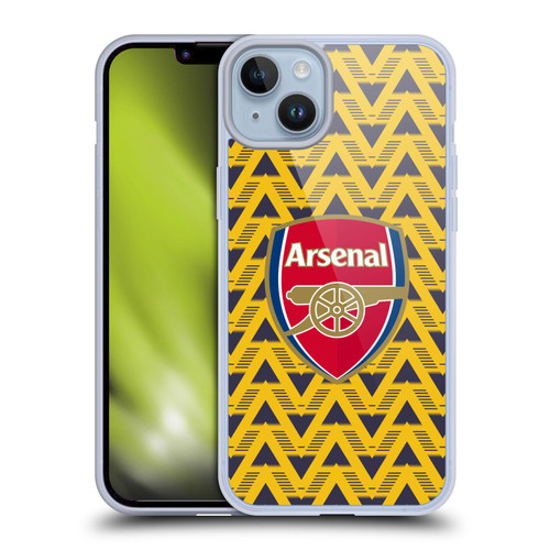 Arsenal FC Logos Bruised Banana Soft Gel Case for Apple iPhone 14 Plus