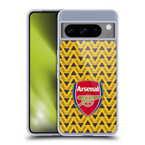 Arsenal FC Logos Bruised Banana Soft Gel Case for Google Pixel 8 Pro