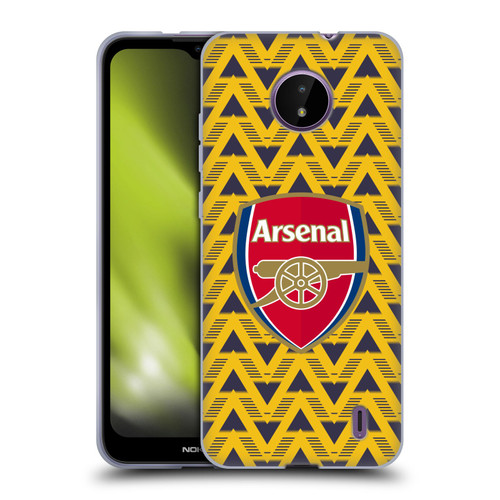 Arsenal FC Logos Bruised Banana Soft Gel Case for Nokia C10 / C20