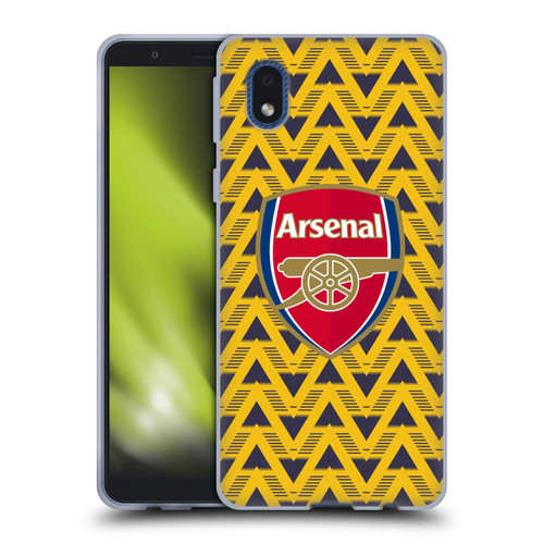 Arsenal FC Logos Bruised Banana Soft Gel Case for Samsung Galaxy A01 Core (2020)