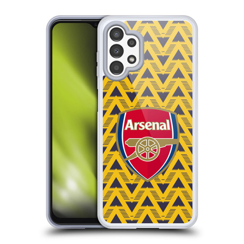 Arsenal FC Logos Bruised Banana Soft Gel Case for Samsung Galaxy A13 (2022)