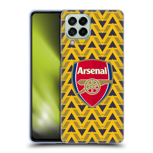 Arsenal FC Logos Bruised Banana Soft Gel Case for Samsung Galaxy M53 (2022)