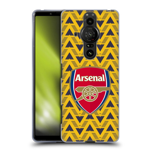 Arsenal FC Logos Bruised Banana Soft Gel Case for Sony Xperia Pro-I