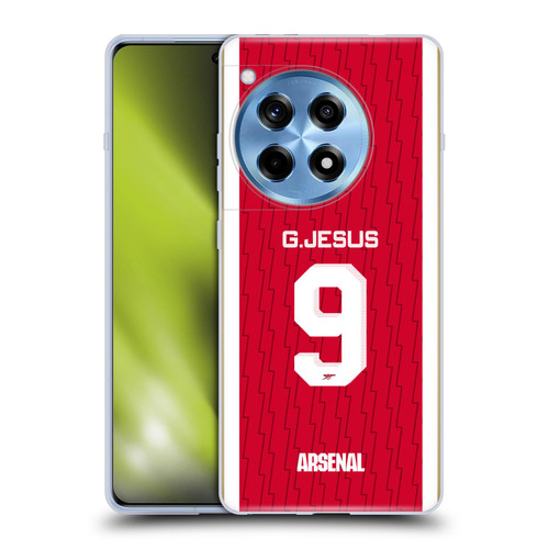 Arsenal FC 2023/24 Players Home Kit Gabriel Jesus Soft Gel Case for OnePlus 12R