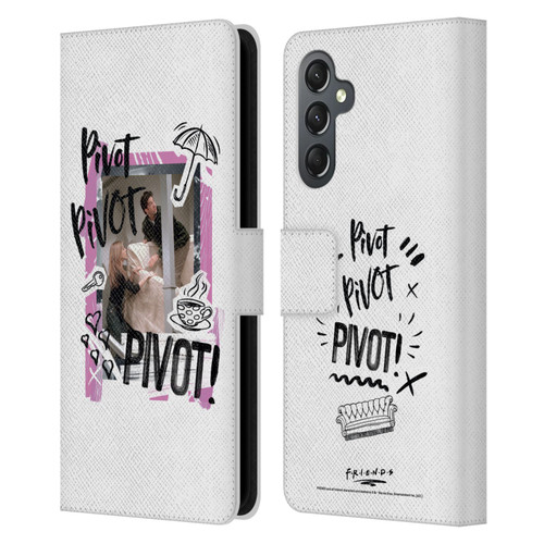 Friends TV Show Doodle Art Pivot Leather Book Wallet Case Cover For Samsung Galaxy A25 5G