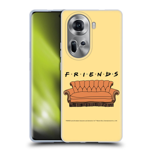 Friends TV Show Iconic Couch Soft Gel Case for OPPO Reno11