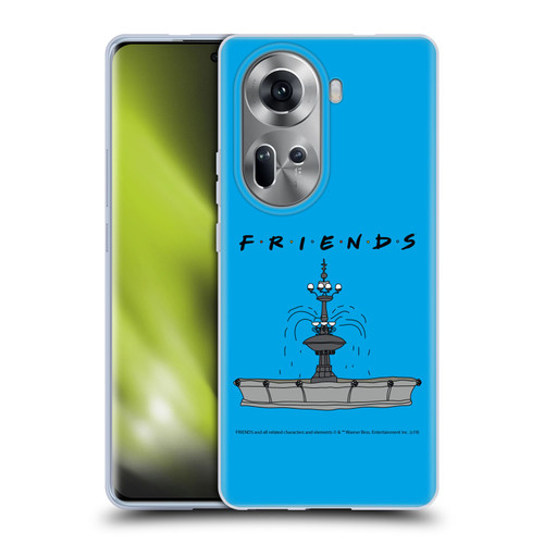 Friends TV Show Iconic Fountain Soft Gel Case for OPPO Reno11
