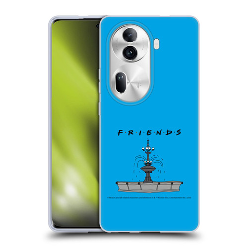 Friends TV Show Iconic Fountain Soft Gel Case for OPPO Reno11 Pro