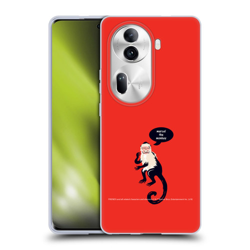 Friends TV Show Iconic Marcel The Monkey Soft Gel Case for OPPO Reno11 Pro