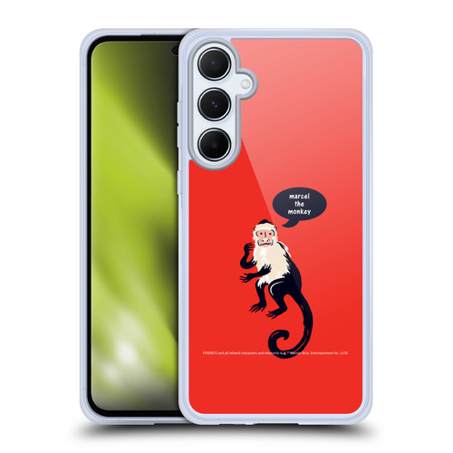 Friends TV Show Iconic Marcel The Monkey Soft Gel Case for Samsung Galaxy A55 5G