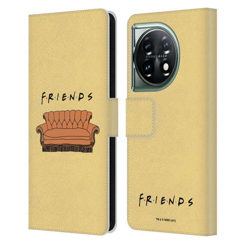 Friends TV Show Iconic Couch Leather Book Wallet Case Cover For OnePlus 11 5G