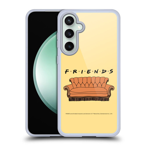 Friends TV Show Iconic Couch Soft Gel Case for Samsung Galaxy S23 FE 5G