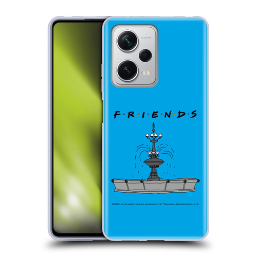 Friends TV Show Iconic Fountain Soft Gel Case for Xiaomi Redmi Note 12 Pro+ 5G
