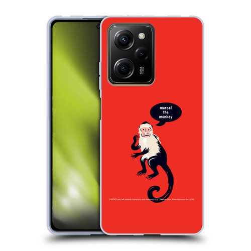 Friends TV Show Iconic Marcel The Monkey Soft Gel Case for Xiaomi Redmi Note 12 Pro 5G
