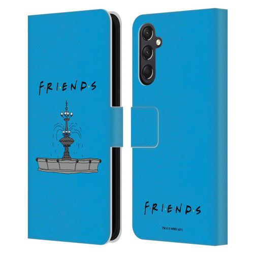 Friends TV Show Iconic Fountain Leather Book Wallet Case Cover For Samsung Galaxy A24 4G / M34 5G