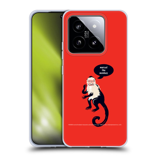 Friends TV Show Iconic Marcel The Monkey Soft Gel Case for Xiaomi 14