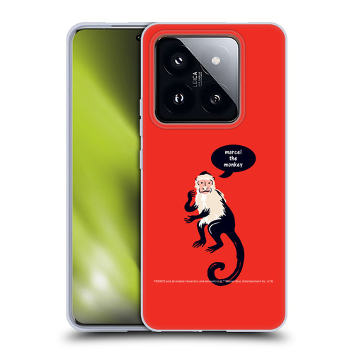 Friends TV Show Iconic Marcel The Monkey Soft Gel Case for Xiaomi 14 Pro