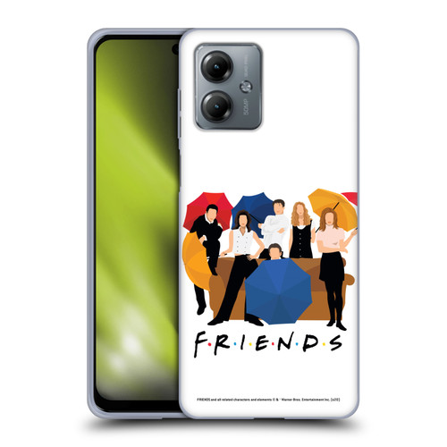 Friends TV Show Key Art Logo Opening Sequence Soft Gel Case for Motorola Moto G14