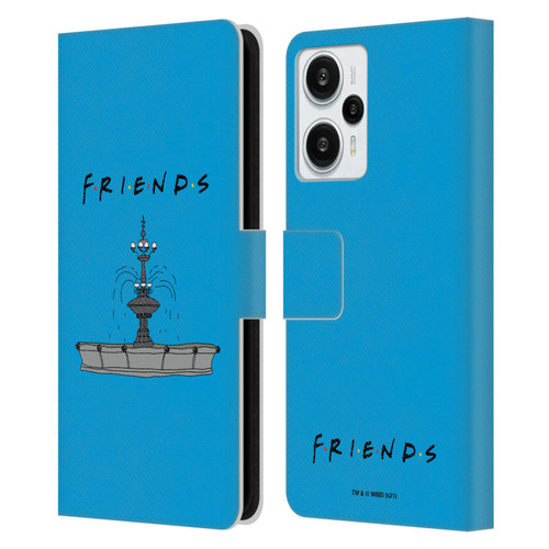 Friends TV Show Iconic Fountain Leather Book Wallet Case Cover For Xiaomi Redmi Note 12T