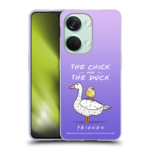 Friends TV Show Key Art Chick And Duck Soft Gel Case for OnePlus Nord 3 5G