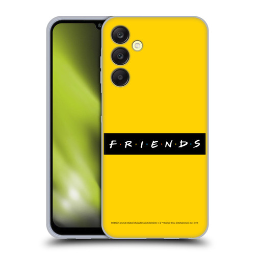 Friends TV Show Logos Pattern Soft Gel Case for Samsung Galaxy A25 5G