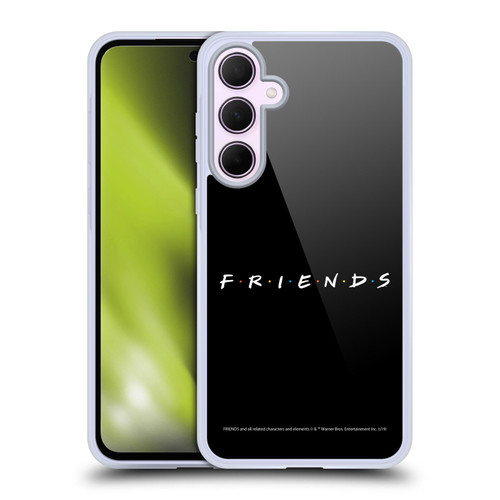 Friends TV Show Logos Black Soft Gel Case for Samsung Galaxy A35 5G