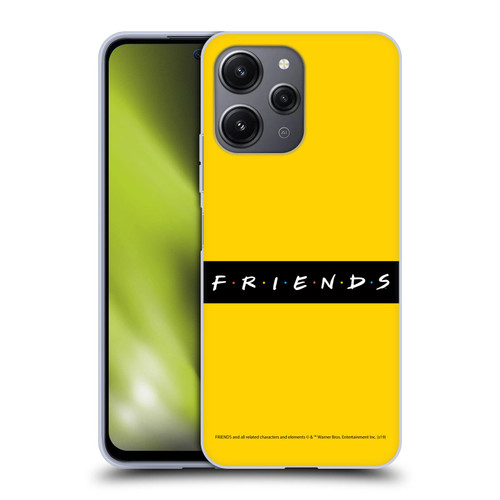 Friends TV Show Logos Pattern Soft Gel Case for Xiaomi Redmi 12