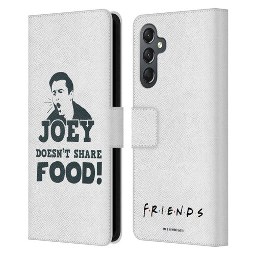 Friends TV Show Quotes Joey Food Leather Book Wallet Case Cover For Samsung Galaxy A25 5G