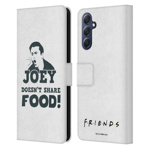 Friends TV Show Quotes Joey Food Leather Book Wallet Case Cover For Samsung Galaxy M54 5G